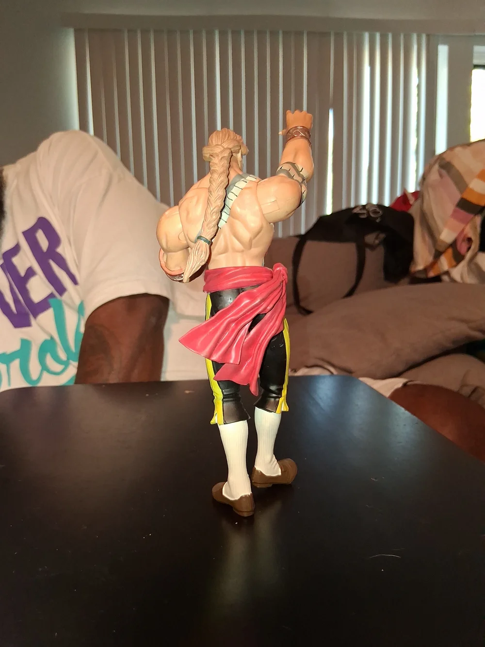 Vintage 1999 ReSaurus Street Fighter Vega Player 2 Black Pants Action Figure Loo